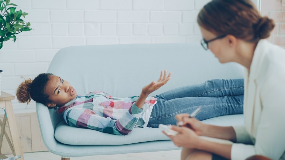 woman in therapy session