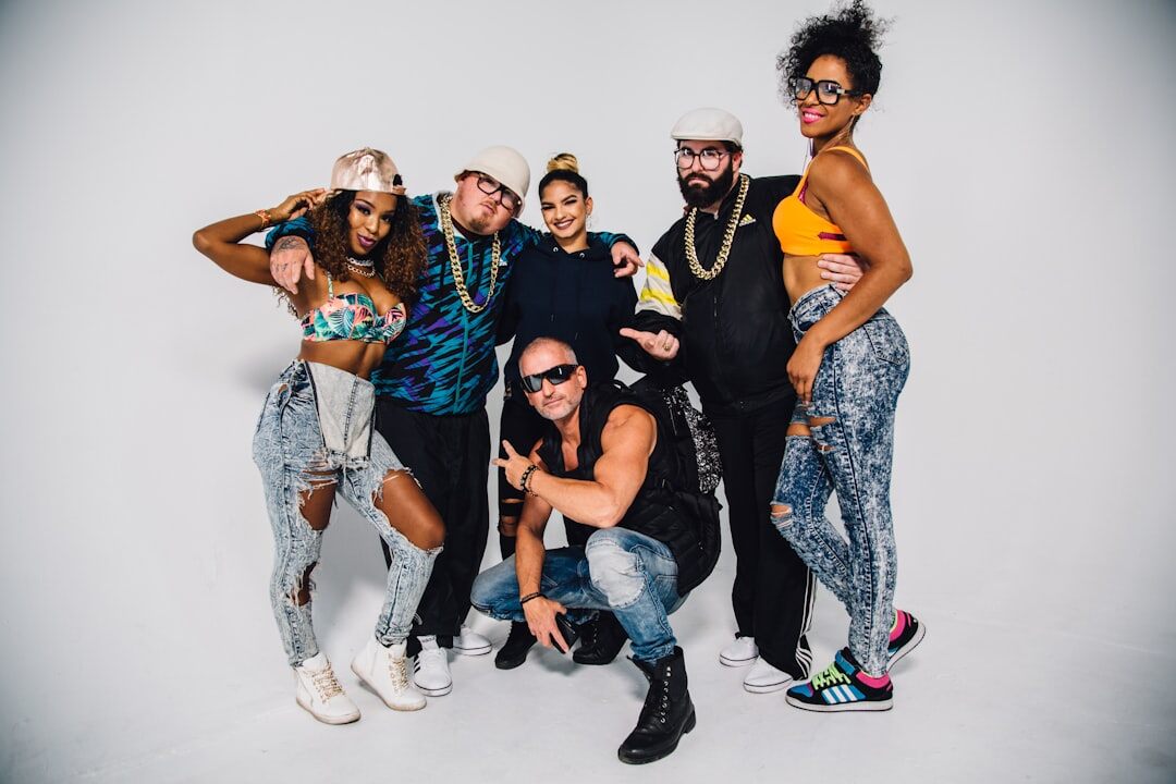group of diverse celebrities
