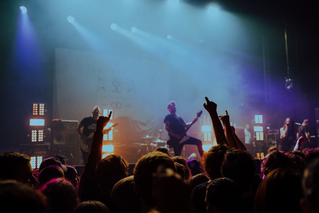 musician performing on stage
